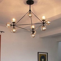 Country Painting Metal Pendant Light Garage