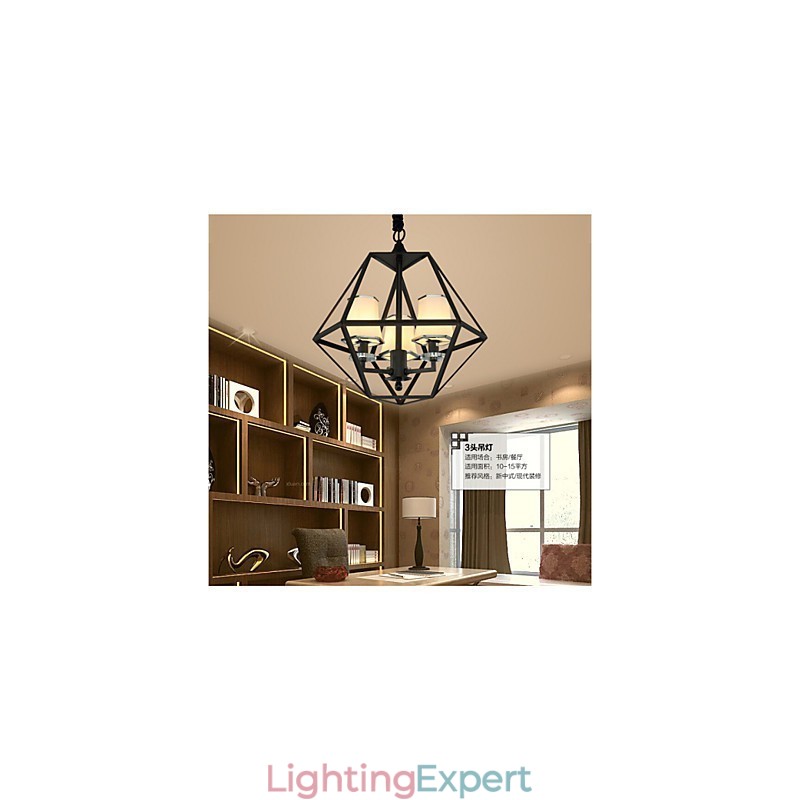 Pendant Lights 3 Lights Country Outdoors Metal