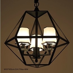 Pendant Lights 3 Lights Country Outdoors Metal