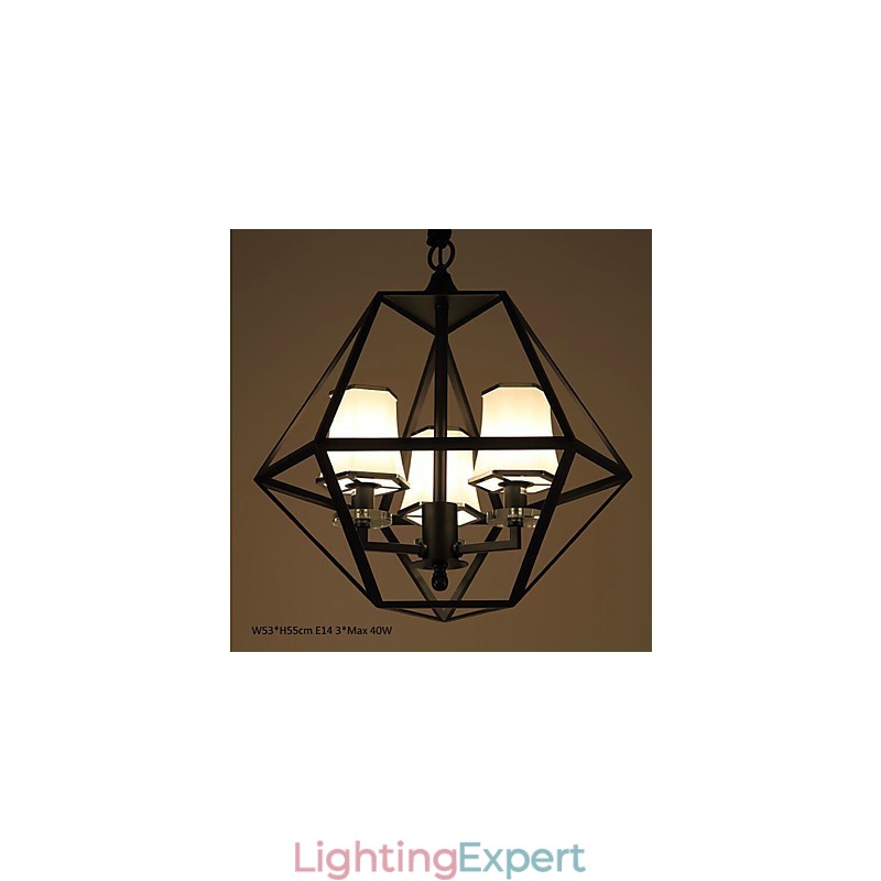 Pendant Lights 3 Lights Country Outdoors Metal