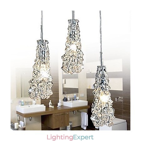Tradition Classic Transparent glass 3 Light Chandelier Tradition Classic Transparent glass 3 Light Chandelier