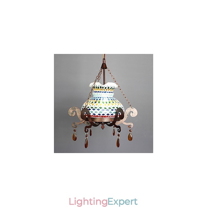 One Seat Pastoral Industrial Art Single Vintage Chandelier