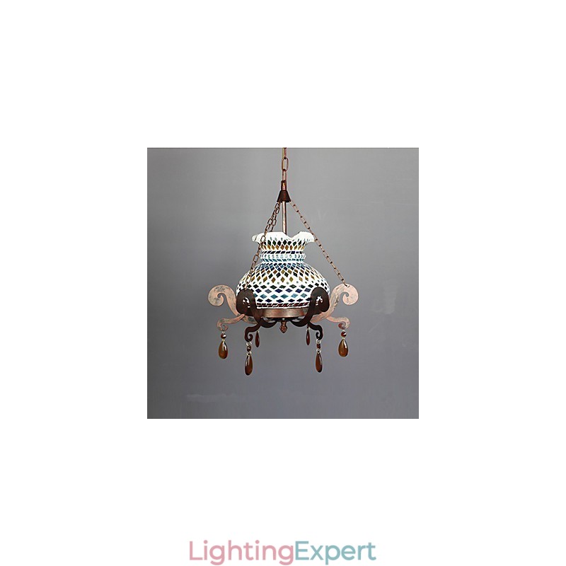 One Seat Pastoral Industrial Art Single Vintage Chandelier