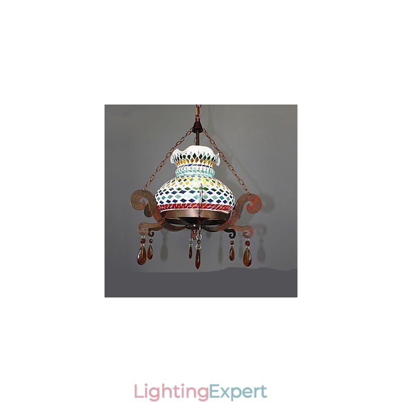One Seat Pastoral Industrial Art Single Vintage Chandelier