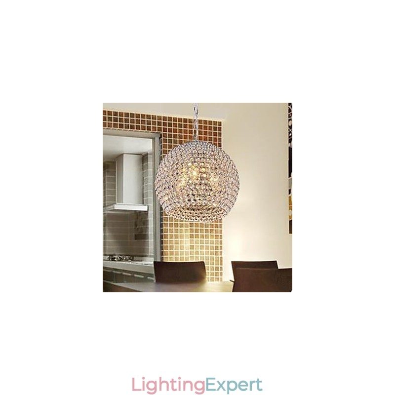 Contracted And Contemporary Creative Arts K9 Crystal Meals Chandelier