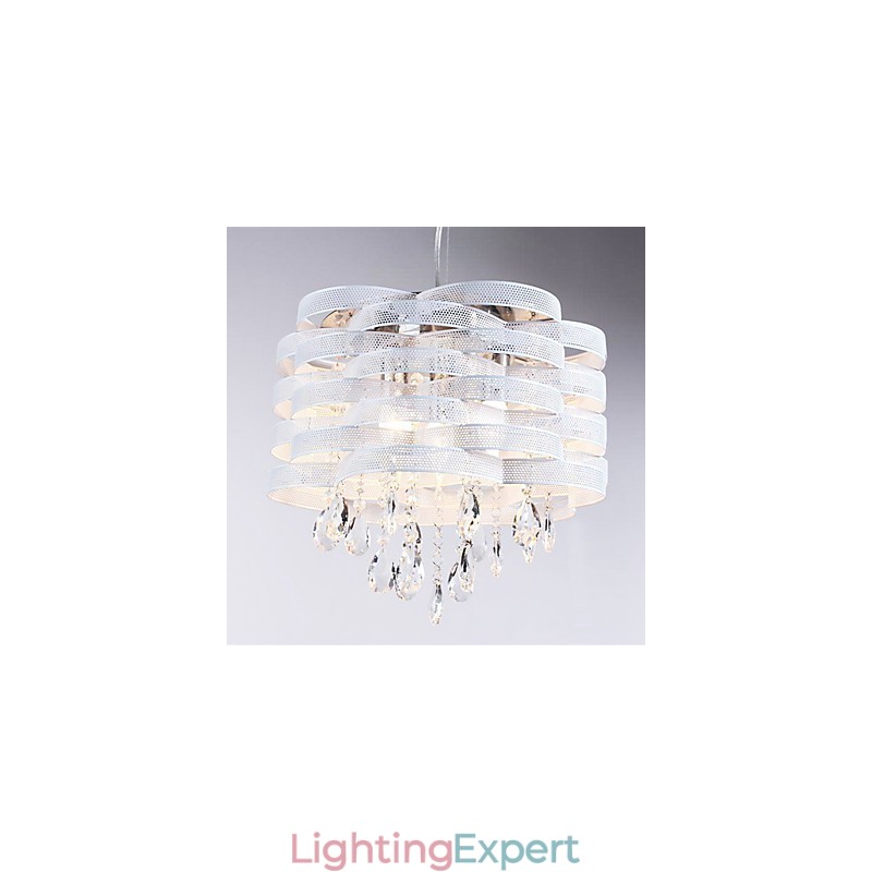 Stylish Crystal Pendant Light with 3 Lights
