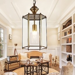 Pendant Lights Crystal Mini Style Traditional Classic Metal