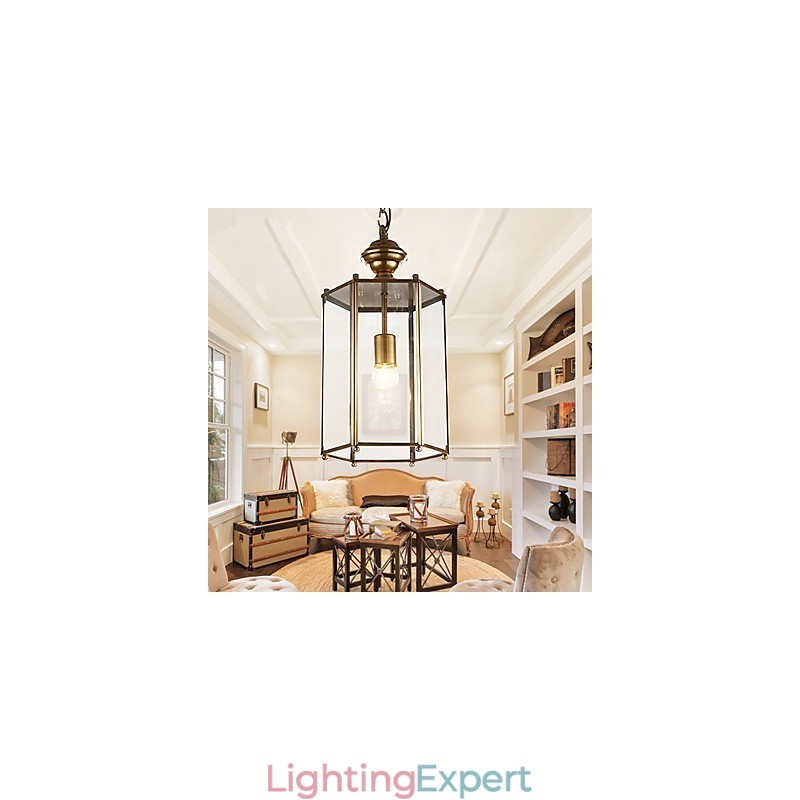 Pendant Lights Crystal Mini Style Traditional Classic Metal