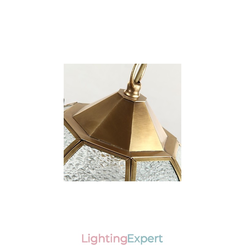Pendant Lights Crystal Mini Style Traditional Classic Metal