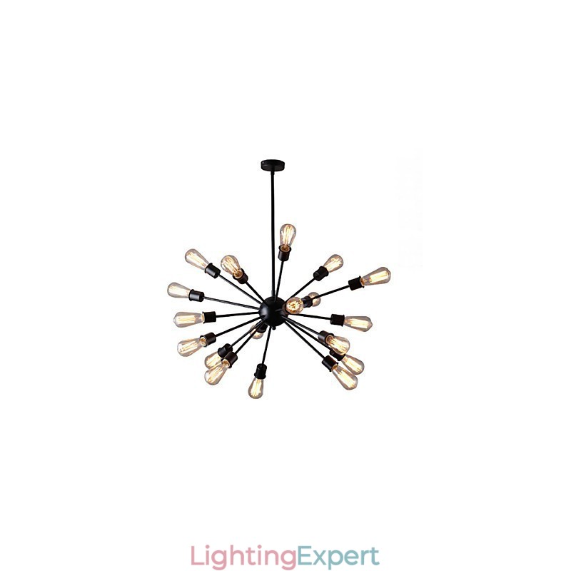Modern 20 Light Pendant Light in Radial Feature