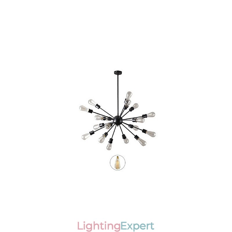 Modern 20 Light Pendant Light in Radial Feature