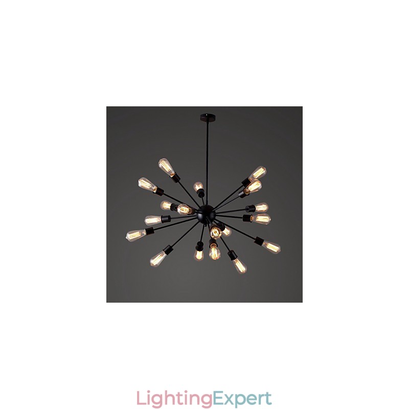 Modern 20 Light Pendant Light in Radial Feature