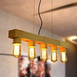 Pendant Lights Country Wood Bamboo