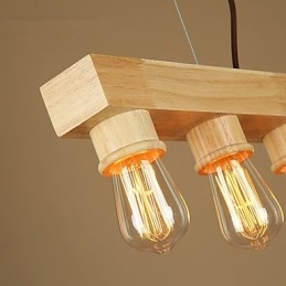 Pendant Lights Country Wood Bamboo
