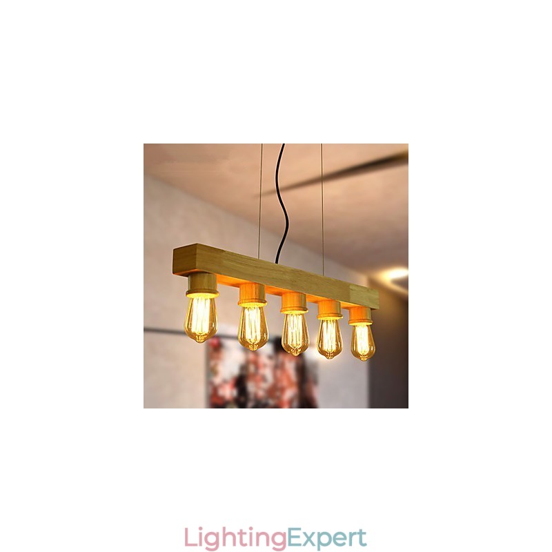 Pendant Lights Country Wood Bamboo