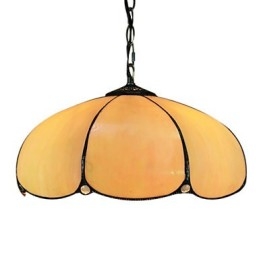 2 Light Pendent Lights in Orange