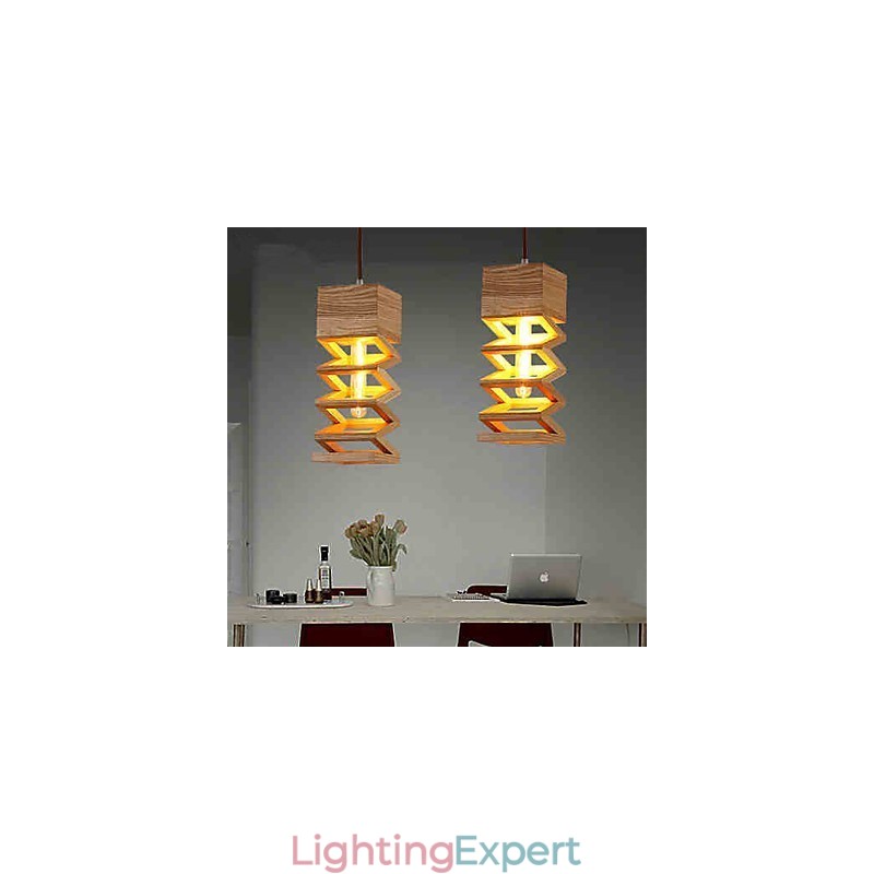 Pendant Lights Country Wood Bamboo