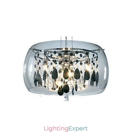 Modern Contemporary Drum Crystal Mini Style Electroplated Pendant Light Modern Contemporary Drum Crystal Mini Style Electroplated Pendant Light