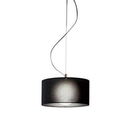 Pendent Light with Black Shade