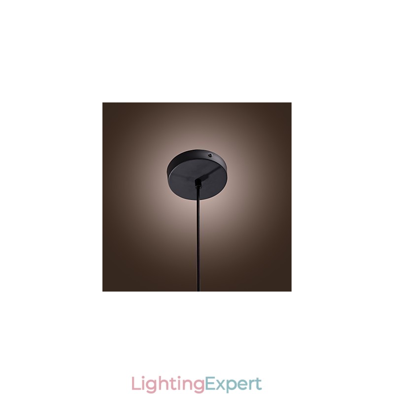 Modern Contemporary Lantern Crystal Mini Style Electroplated Pendant Light