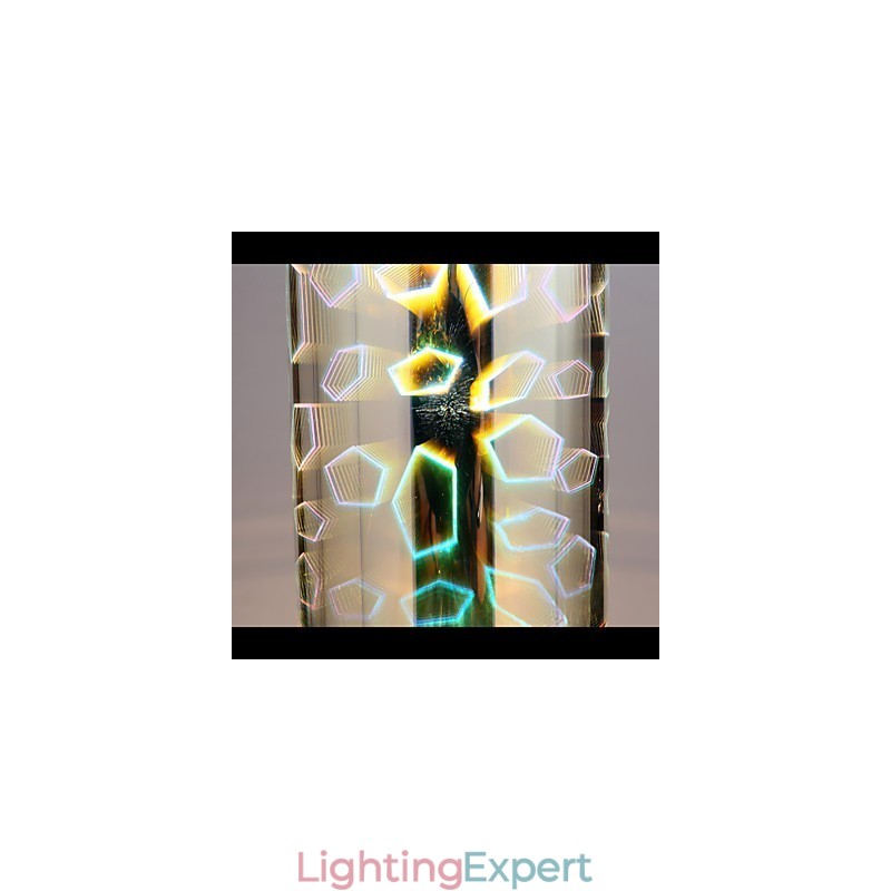 Dream laser Engraving Chrome Plated lamp 3 Straight