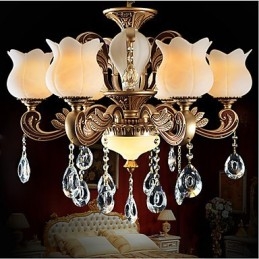 European Crystal Pendant lamp And luxurious lamp