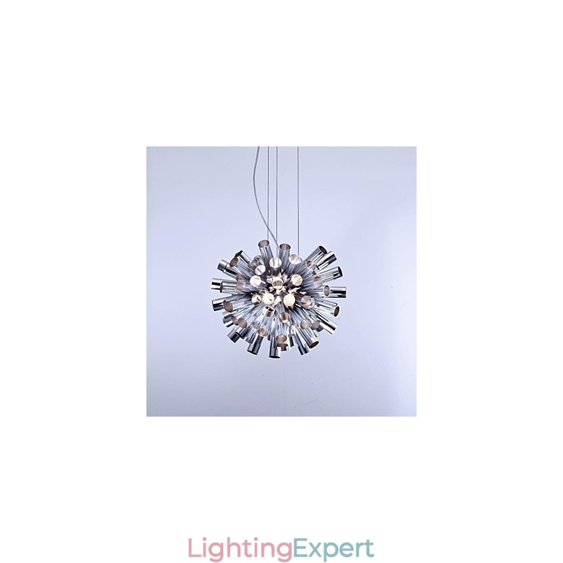 Modern Contemporary Brushed Metal Pendant Light