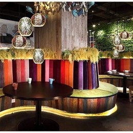 Simple table 3D Glass Creative Pendant