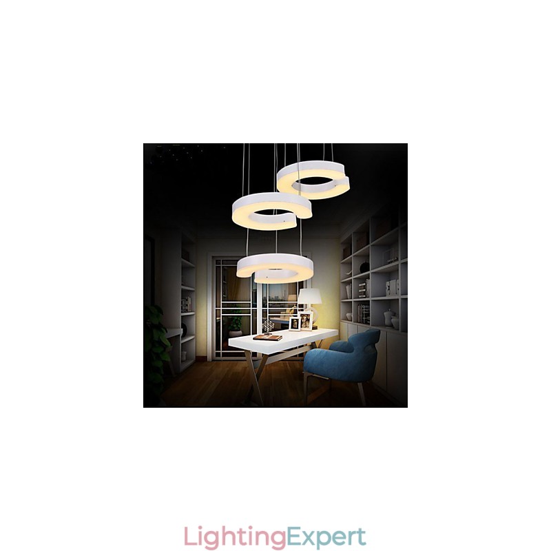 Three C Type Acrylic Chandelier Chandelier