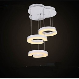 Three C Type Acrylic Chandelier Chandelier