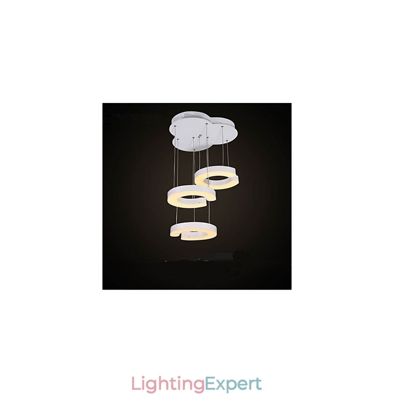 Three C Type Acrylic Chandelier Chandelier