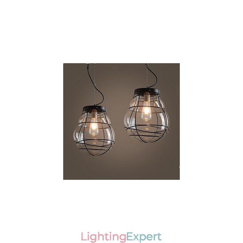 Northern Europe Simple Modern Creative Glass Retro Pendant Lamp