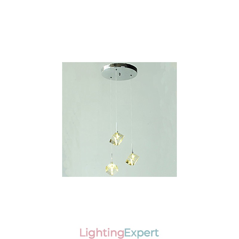 Fashion Crystal Lamp Three Head Crystal Pendant