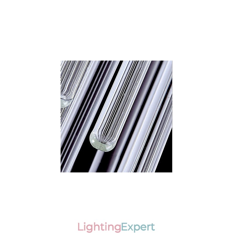 Modern 3 Lights Pendant With Glass Rod
