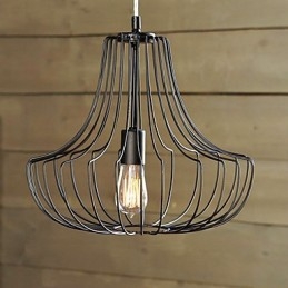 Artistic Iron Pendant Light Coop Design