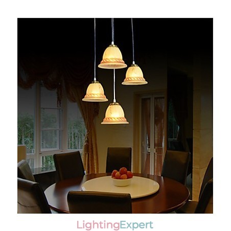 Pendant Four Lights Bronze European Retro Classic Pendant Four Lights Bronze European Retro Classic