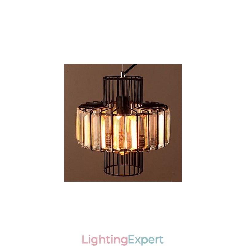 American Country Crystal Small Pendant Lamp
