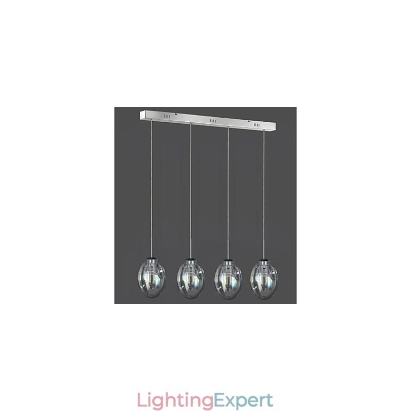 Modern Contemporary Traditional Classic Chrome Metal Pendant Light