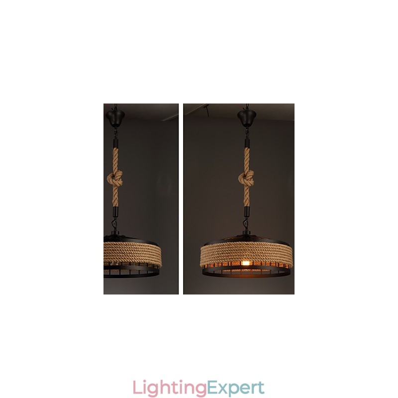 2 Light Country Designers Others Metal Chandelier Pendant Light