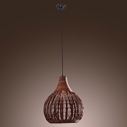 Lantern Country Mini Style Painting Pendant Light