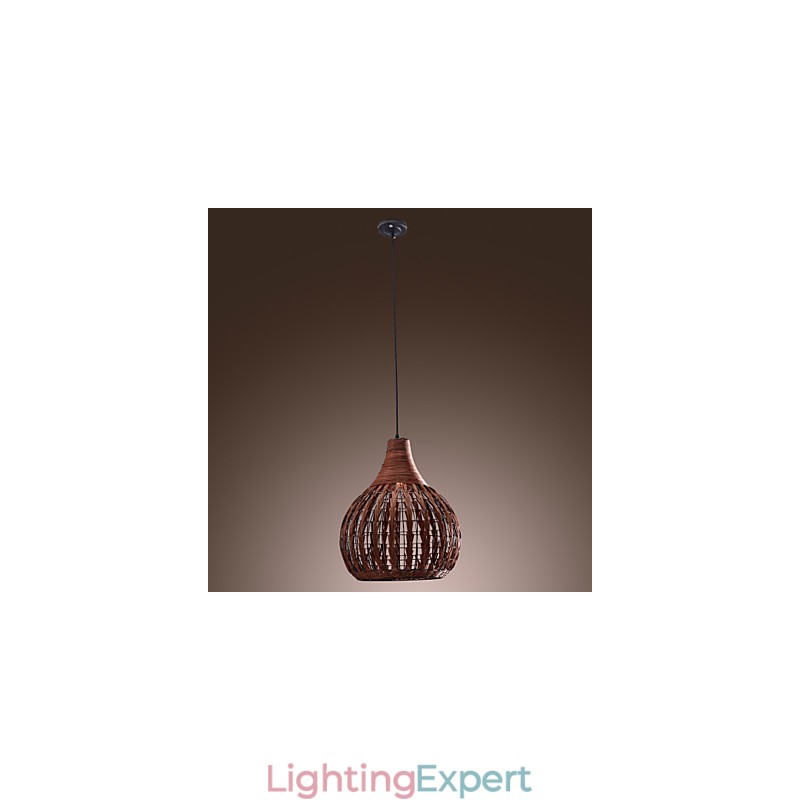 Lantern Country Mini Style Painting Pendant Light