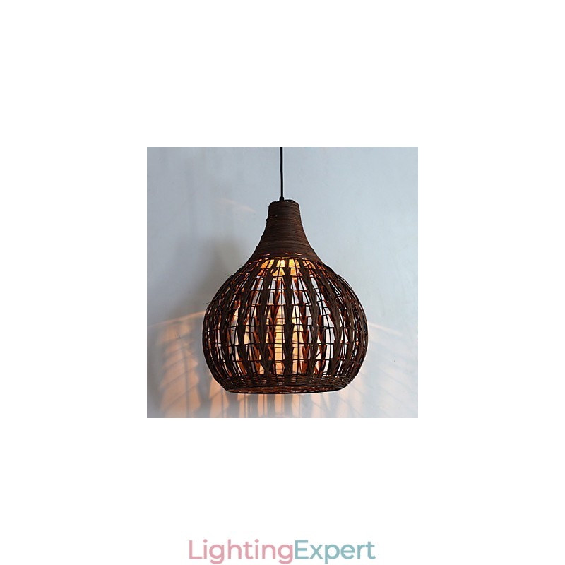 Lantern Country Mini Style Painting Pendant Light