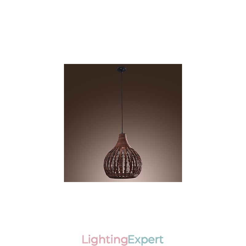 Lantern Country Mini Style Painting Pendant Light