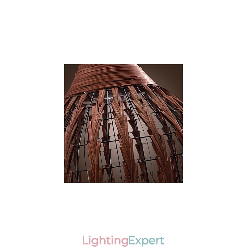 Lantern Country Mini Style Painting Pendant Light
