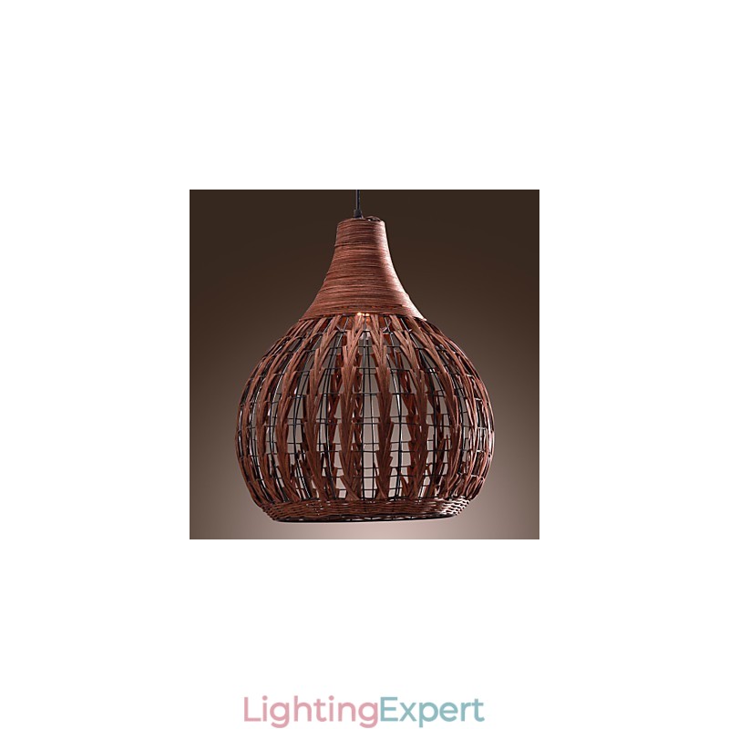 Lantern Country Mini Style Painting Pendant Light