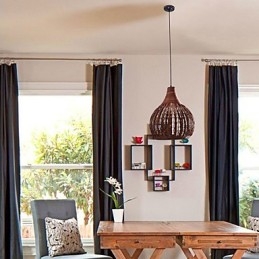 Lantern Country Mini Style Painting Pendant Light