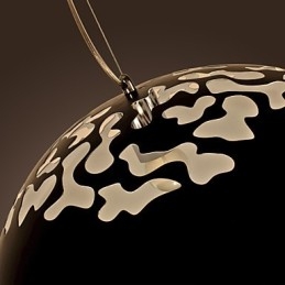 Modern Contemporary Bowl Painting Pendant Light