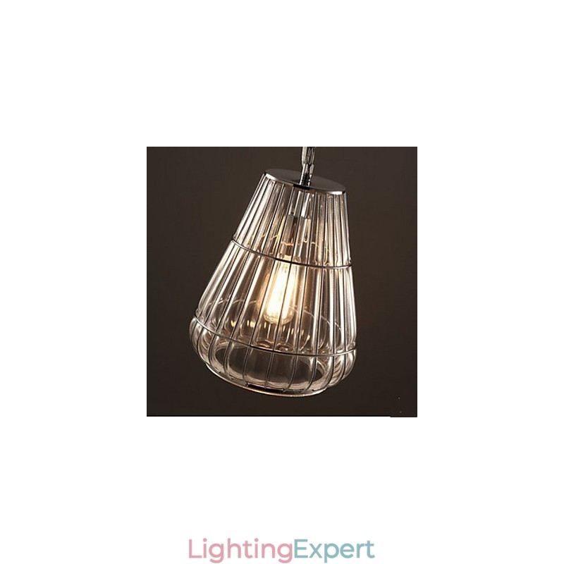 American Style Glass Pendant lamp Industrial Wind Cafe