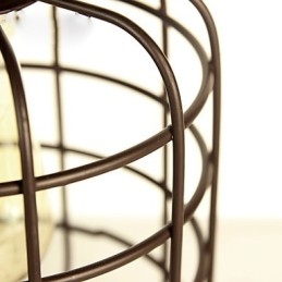 Retro Mini Style Painting Metal Pendant Light