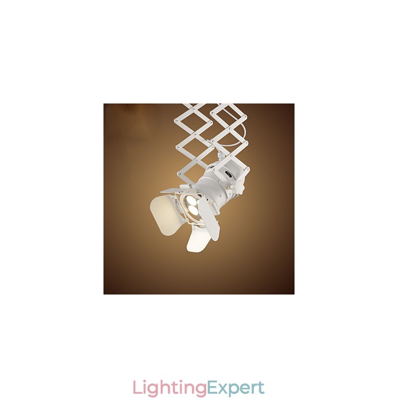 Retro Mini Style Painting Metal Pendant Light Garage